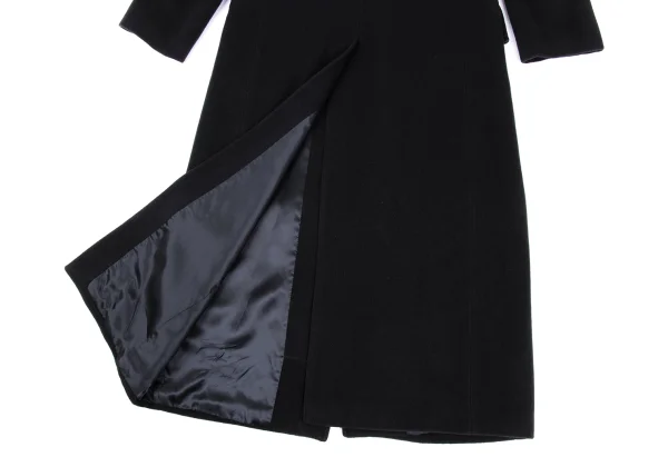 EMPORIO ARMANI Camel Wool Peak Lapel Coat K-167698_013