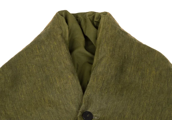 JURGEN LEHL Linen Off-the Shoulder Down Jacket K-167699_004