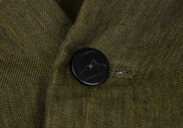 JURGEN LEHL Linen Off-the Shoulder Down Jacket K-167699_006