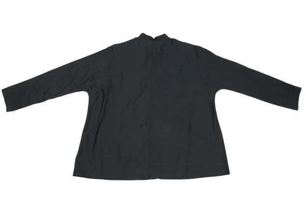 JURGEN LEHL Silk Blended Open-collar Blouse K-167701_011