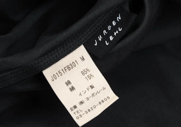 JURGEN LEHL Silk Blended Open-collar Blouse K-167701_014