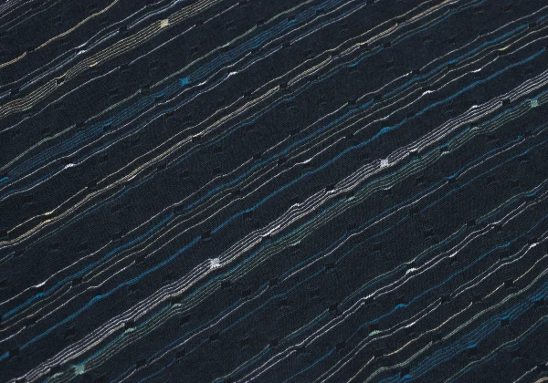 JURGEN LEHL Striped Woven Dolman Short Sleeve Knit K-167702_009