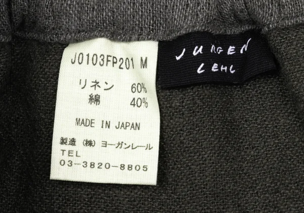 JURGEN LEHL Cotton Linen Cropped Pants K-167706_009