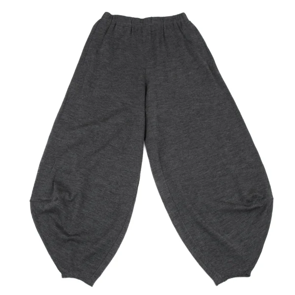 JURGEN LEHL Wool Knit Harem Pants Grey M K-167707_001