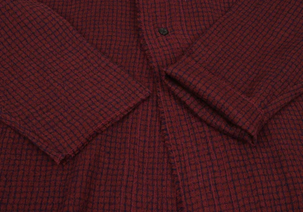 JURGEN LEHL Babaghuri Checker Hoodie Shirt Coat K-167708_008