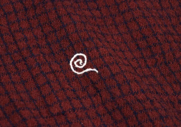 JURGEN LEHL Babaghuri Checker Hoodie Shirt Coat K-167708_011