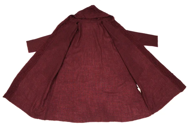 JURGEN LEHL Babaghuri Checker Hoodie Shirt Coat K-167708_012