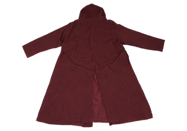 JURGEN LEHL Babaghuri Checker Hoodie Shirt Coat K-167708_013