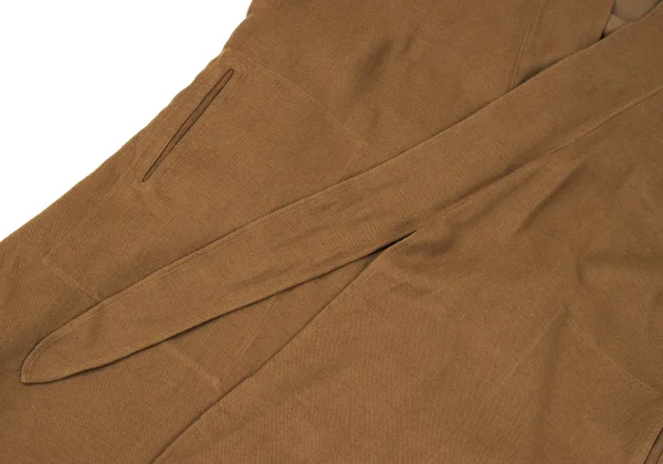 JURGEN LEHL Babaghuri Cotton Linen Wrap Shirt Coat K-167710_005