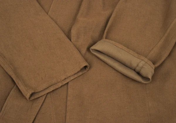 JURGEN LEHL Babaghuri Cotton Linen Wrap Shirt Coat K-167710_007