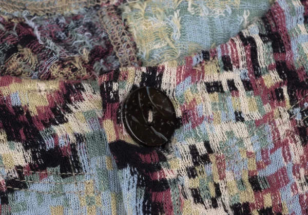 JURGEN LEHL Babaghuri Cotton Geometric Weave Cardigan K-167712_004