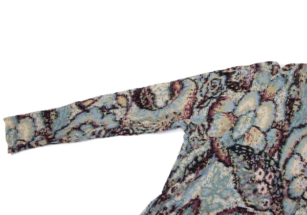 JURGEN LEHL Babaghuri Cotton Geometric Weave Cardigan K-167712_006