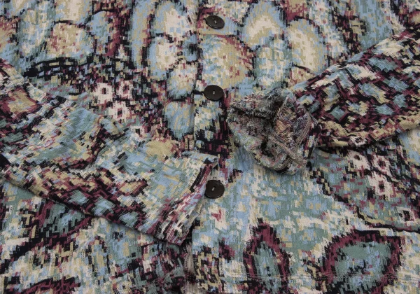 JURGEN LEHL Babaghuri Cotton Geometric Weave Cardigan K-167712_007