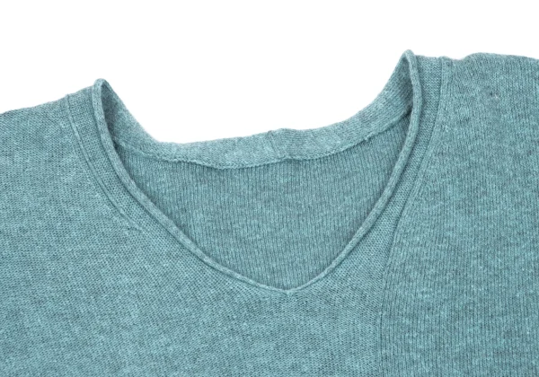 JURGEN LEHL Babaghuri Cotton Linen V-neck Knit Sweater K-167714_004