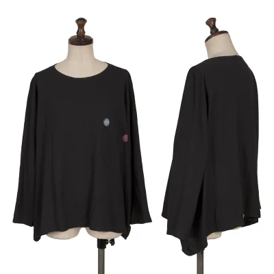 JURGEN LEHL Babaghuri Point Embroidery Pocket Wide T-shirt