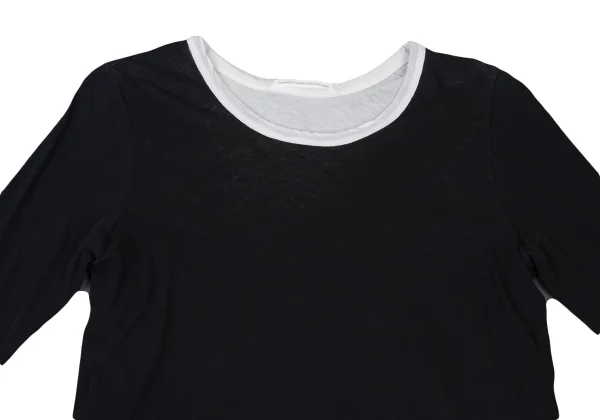 Y's Cotton Layered Draw Code Top K-167720_003