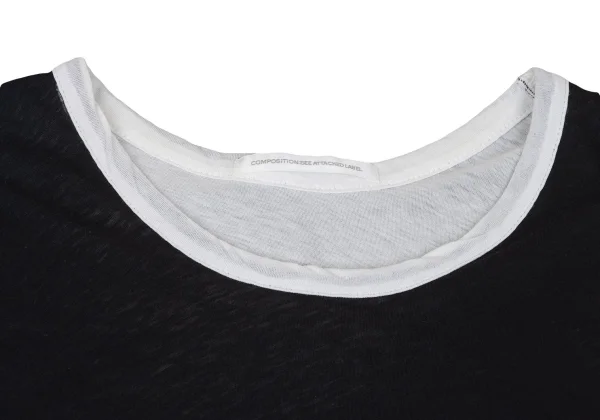 Y's Cotton Layered Draw Code Top K-167720_004