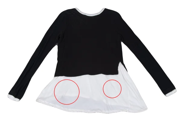 Y's Cotton Layered Draw Code Top K-167720_012