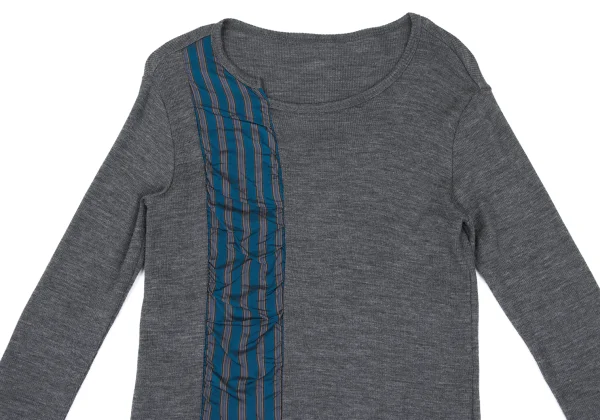 Y's Striped Switching Rib Knit K-167722_003