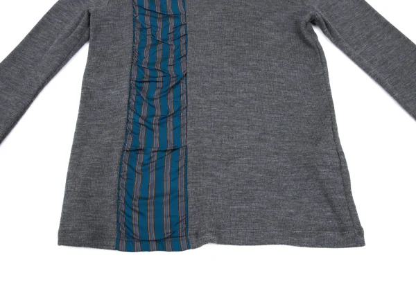 Y's Striped Switching Rib Knit K-167722_008