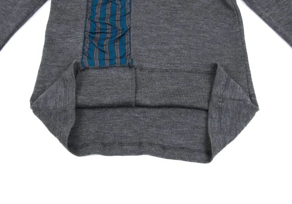 Y's Striped Switching Rib Knit K-167722_010