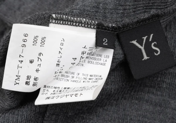 Y's Striped Switching Rib Knit K-167722_014