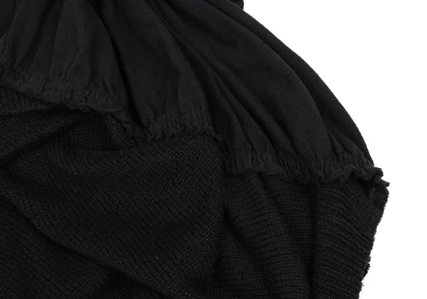 Y's Knit Switching Frill Open-neck Sleeveless Top K-167723_007