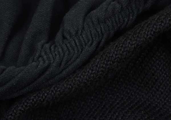 Y's Knit Switching Frill Open-neck Sleeveless Top K-167723_011