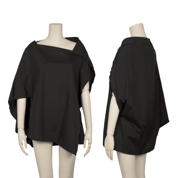 Y's Asymmetry Blouse Black 2 K-167724_001