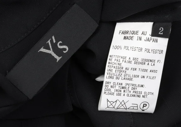 Y's Cut Off See-through Short Sleeve Blouse K-167725_015