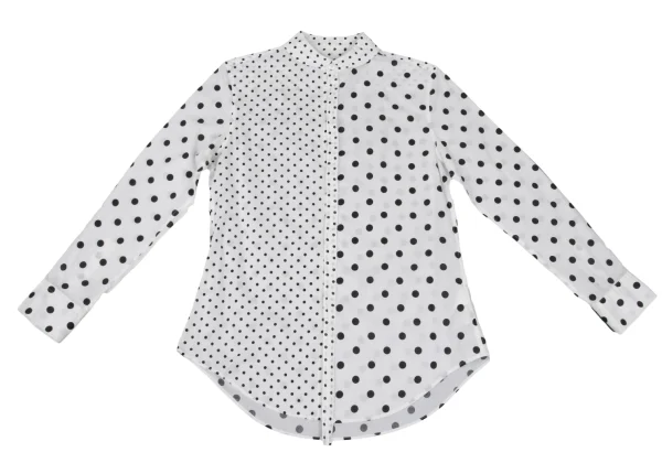 Y's Cotton Dot Printed Round Collar Blouse K-167726_002