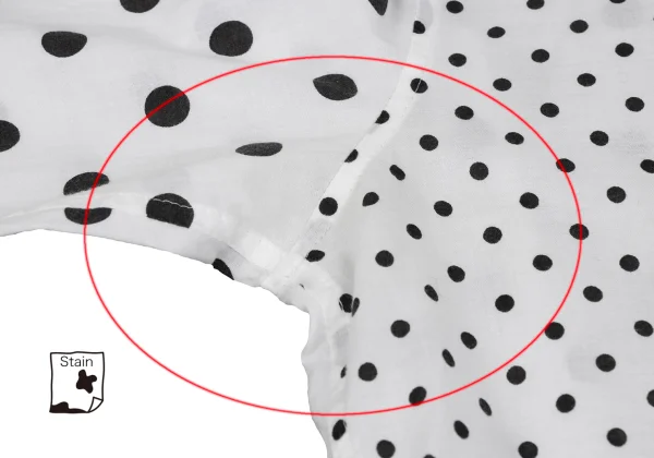 Y's Cotton Dot Printed Round Collar Blouse K-167726_004