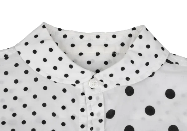 Y's Cotton Dot Printed Round Collar Blouse K-167726_005