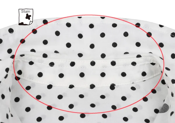 Y's Cotton Dot Printed Round Collar Blouse K-167726_008