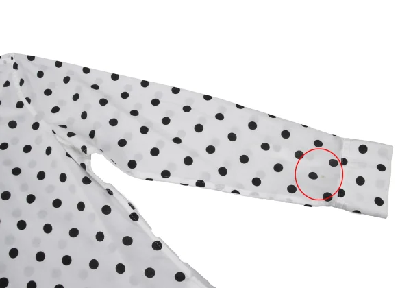 Y's Cotton Dot Printed Round Collar Blouse K-167726_009