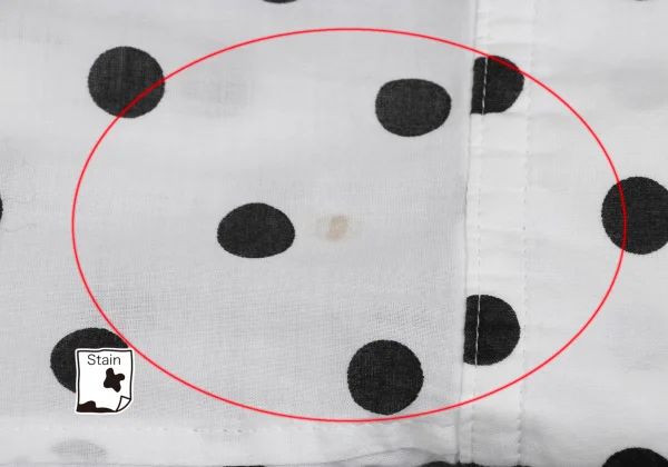 Y's Cotton Dot Printed Round Collar Blouse K-167726_010