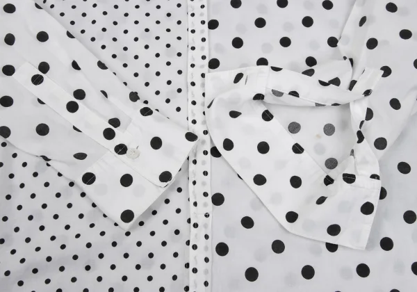 Y's Cotton Dot Printed Round Collar Blouse K-167726_011