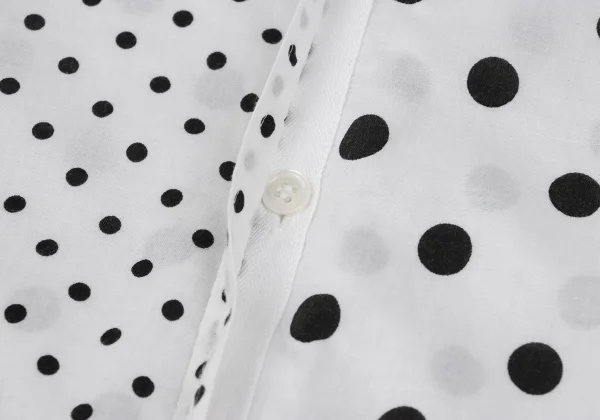 Y's Cotton Dot Printed Round Collar Blouse K-167726_013