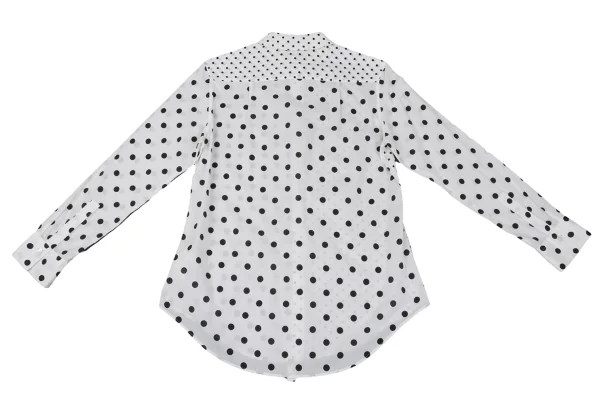 Y's Cotton Dot Printed Round Collar Blouse K-167726_015