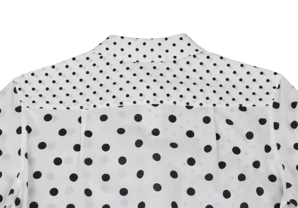 Y's Cotton Dot Printed Round Collar Blouse K-167726_016