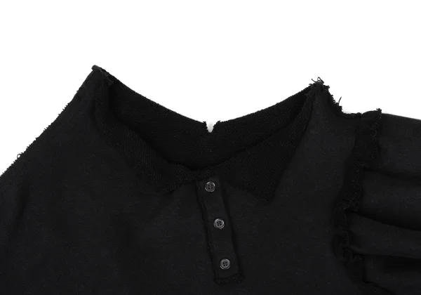 Y's Cotton Frill Design Sweatshirt Poncho K-167728_004