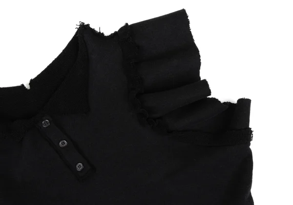 Y's Cotton Frill Design Sweatshirt Poncho K-167728_006