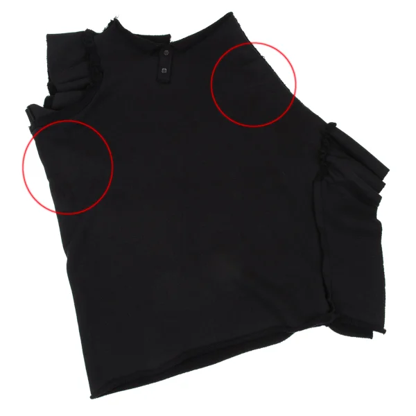 Y's Cotton Frill Design Sweatshirt Poncho K-167728_012