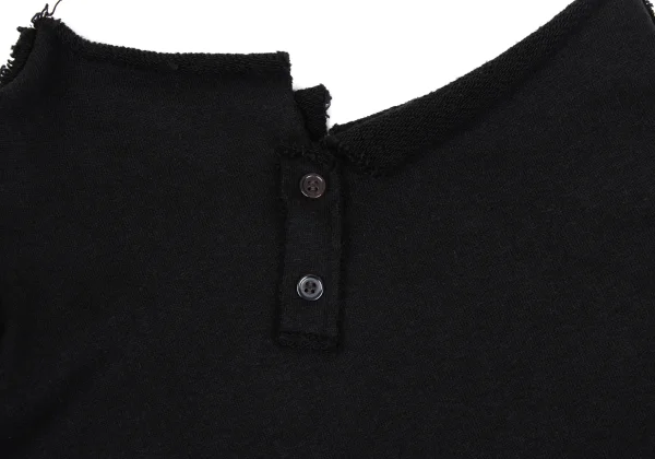 Y's Cotton Frill Design Sweatshirt Poncho K-167728_015