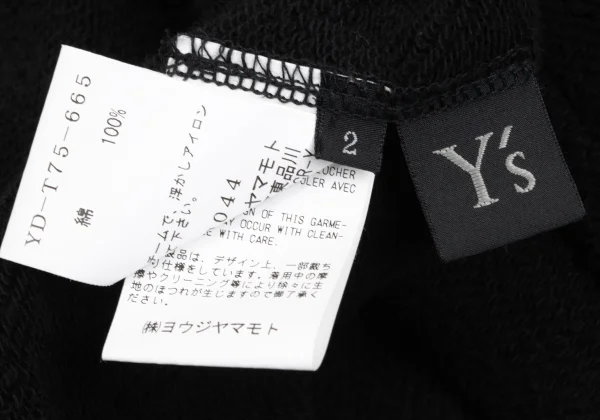 Y's Cotton Frill Design Sweatshirt Poncho K-167728_018