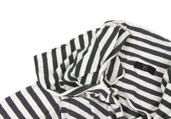 Y's Cotton Knot Neck Half Sleeve Top K-167731_005