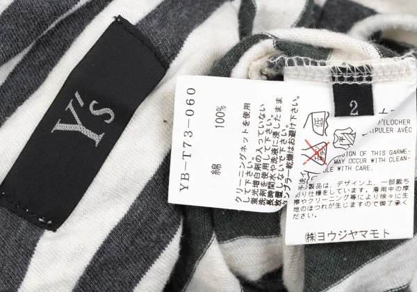 Y's Cotton Knot Neck Half Sleeve Top K-167731_015