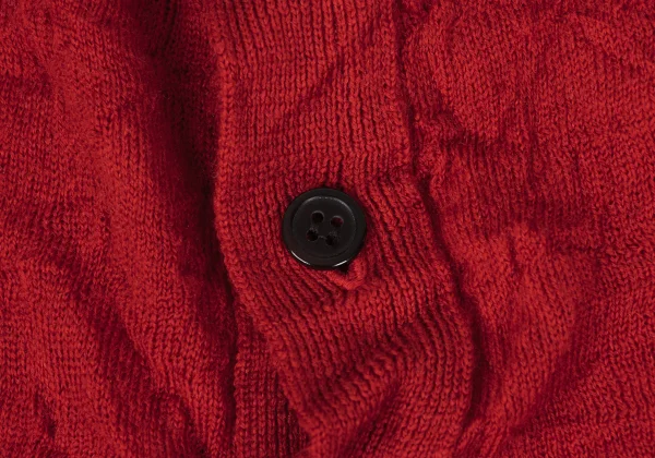 Y's Wrinkled Dolman Wool Knit Cardigan K-167732_004