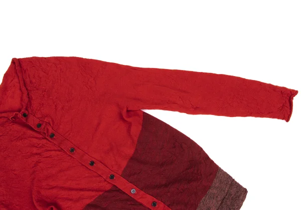 Y's Wrinkled Dolman Wool Knit Cardigan K-167732_005