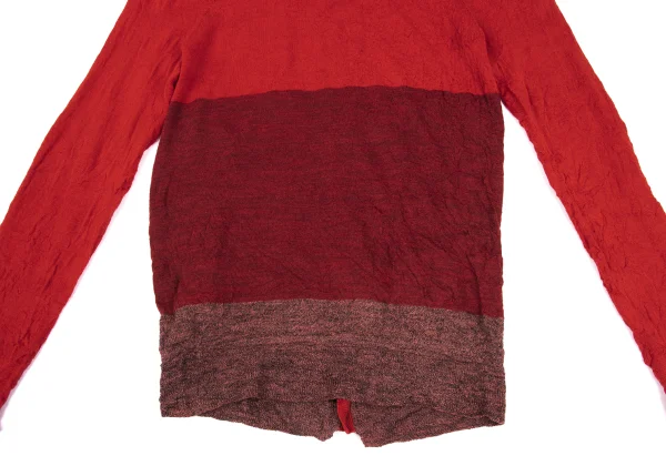 Y's Wrinkled Dolman Wool Knit Cardigan K-167732_010